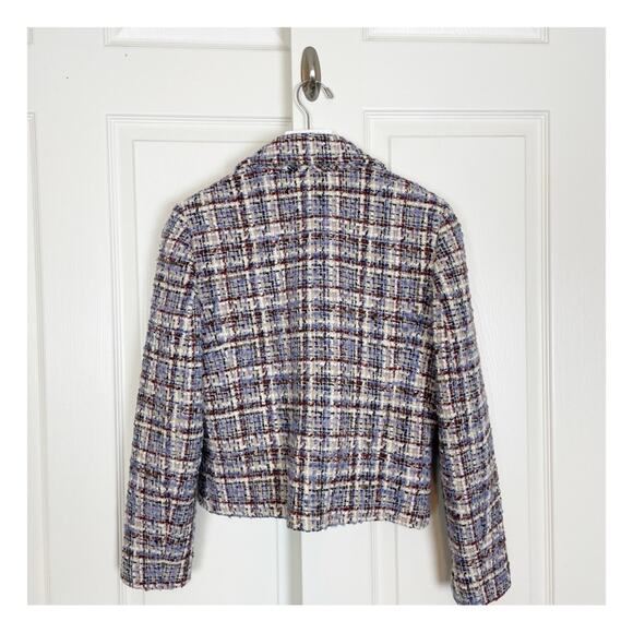 ba&sh Tweed Lady Moto Jacket Lined - Picture 6 of 11